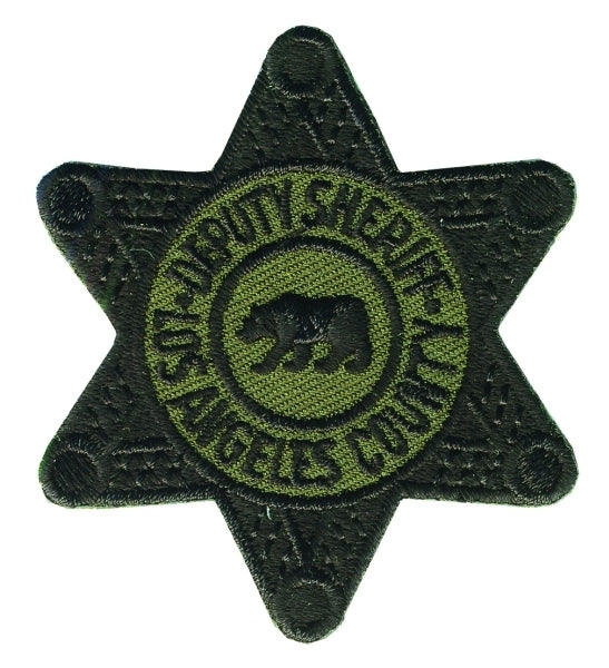 Los Angeles County Sheriff Star Patch Subued