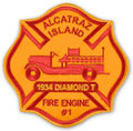 Alcatraz Island CA California "1934 Diamond T" Engine #1 Patch