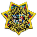 CDCR Sergeant Star Patch Austism Awareness