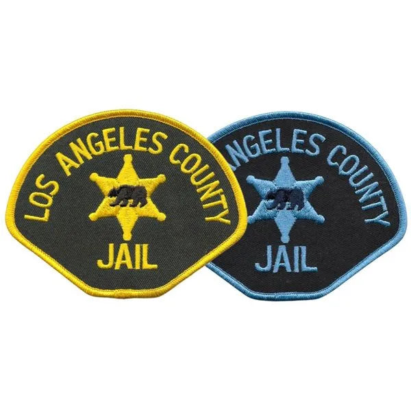 Los Angeles County Jail Shoulder Patch Set Of 2 Patches