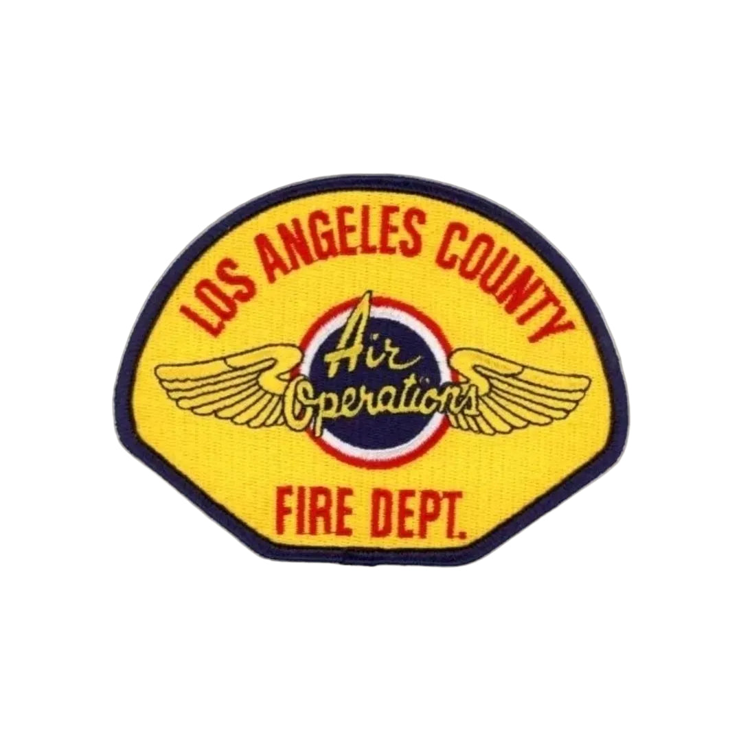 CALIFORNIA CA LOS ANGELES COUNTY FIRE DEPARTMENT AIR OPERATIONS SHOULDER POLICE