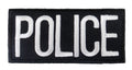 Police PD Chest Embled White