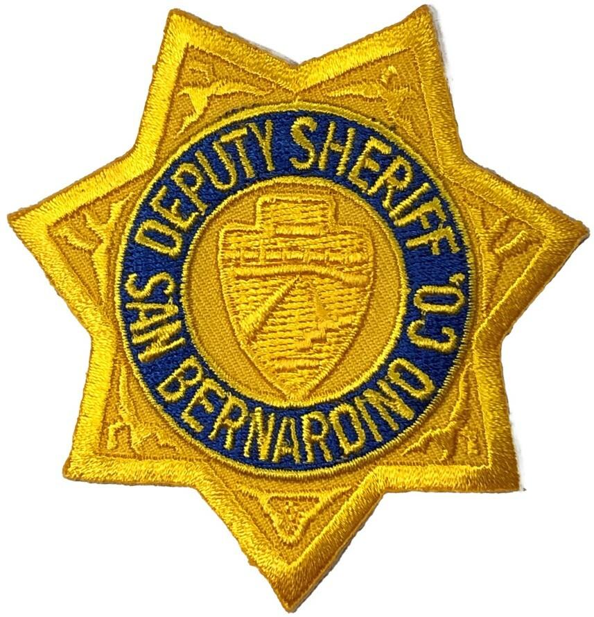 San Bernardino Co. Deputy Sheriff Star Patch - 3" x 3"